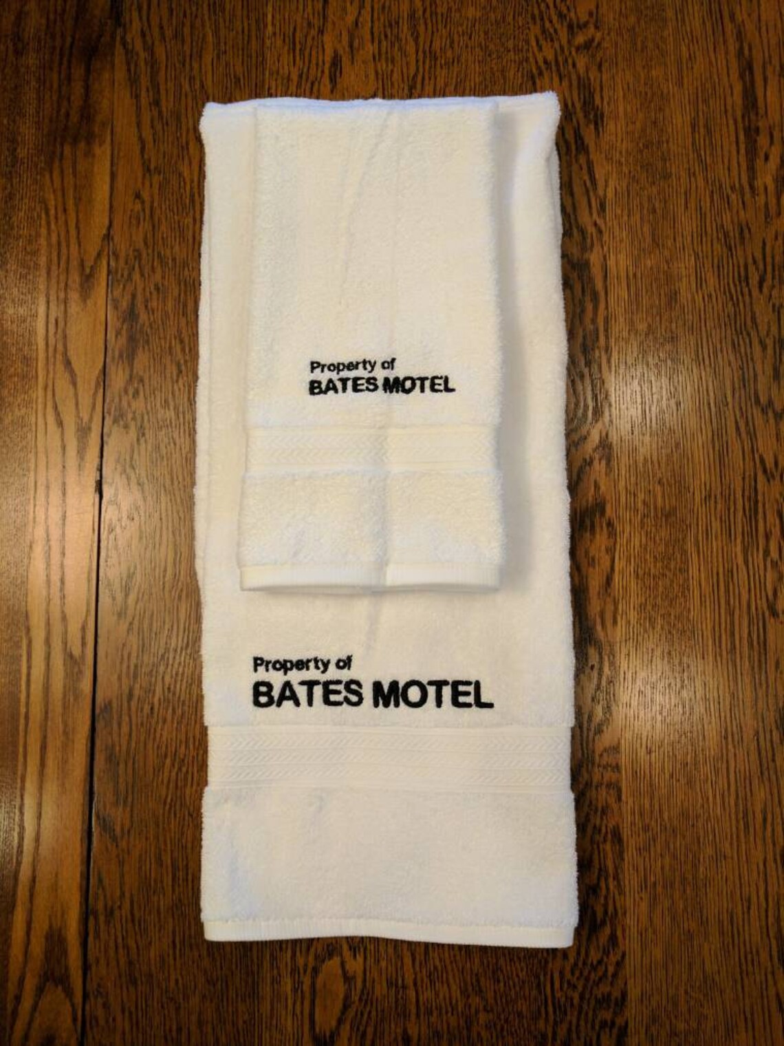 Bates Motel Towel Set 1 hand towel & 1 bath towel Etsy