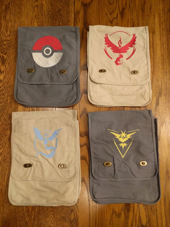 Custom Pokemon Messenger Bag Etsy