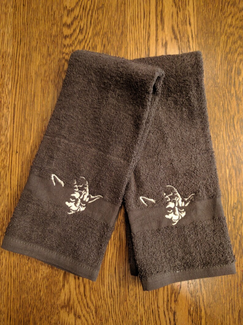 Custom Star Wars Towel Set 2 hand towels embroidered Etsy