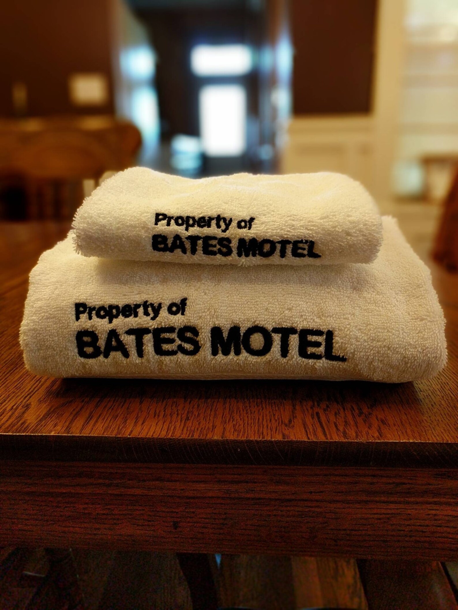 Bates Motel Towel Set 1 hand towel & 1 bath towel Etsy