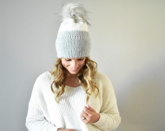 The Faltering Double Brim Beanie -- ADULT Winter Hat in Shade