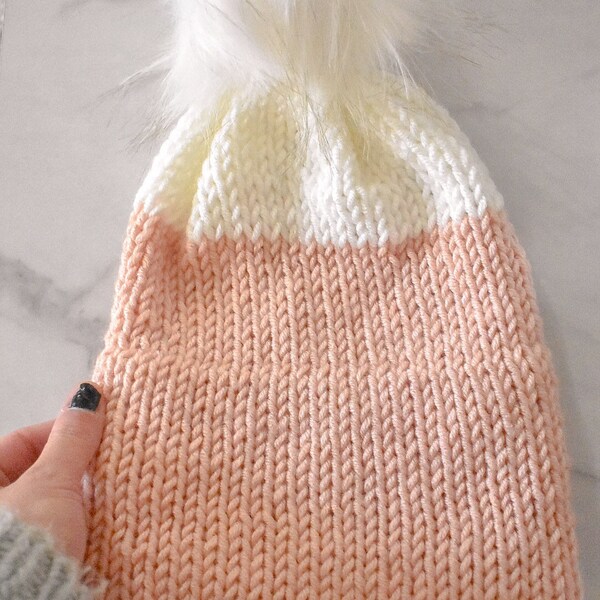 PDF Pattern of The Faltering Beanie // sizes Newborn to Adult