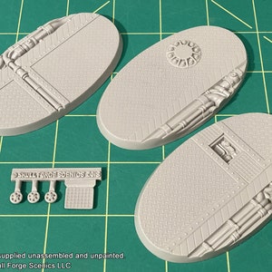 90mm x 52mm Oval INDUSTRIAL BASES Set of 3 image 3