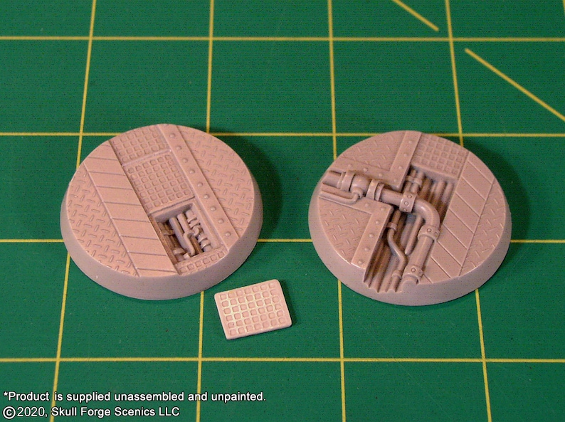 40mm INDUSTRIAL BASES set of 5 Etsy
