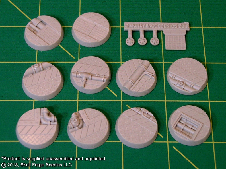 25mm INDUSTRIAL BASES Set of 10 image 2