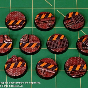 25mm INDUSTRIAL BASES (Set of 10)