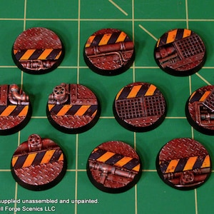 25mm INDUSTRIAL BASES Set of 10 image 1