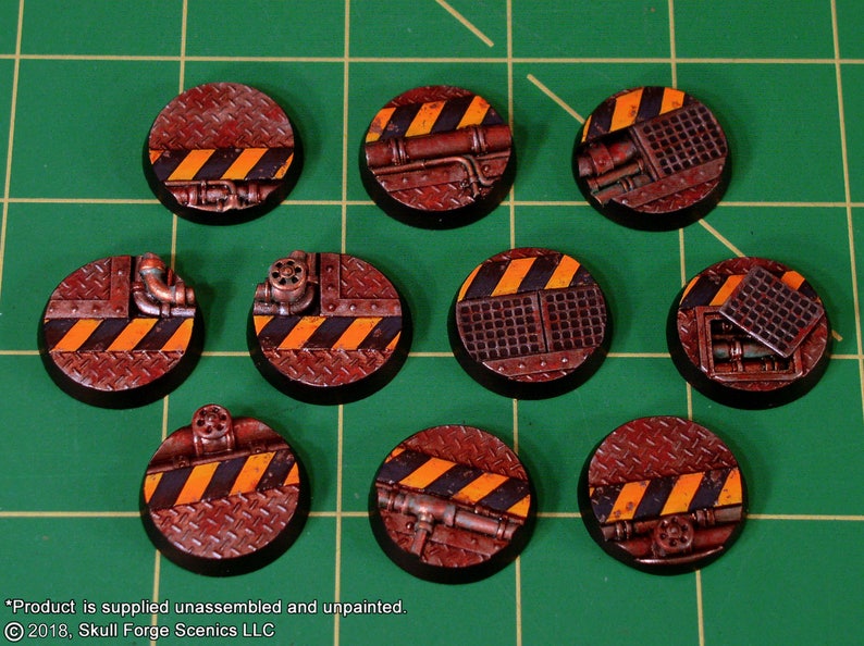 25mm INDUSTRIAL BASES Set of 10 image 1