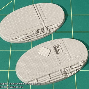90mm x 52mm Oval INDUSTRIAL BASES Set of 3 image 4