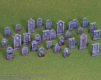 TOMBSTONES (Set of 30)