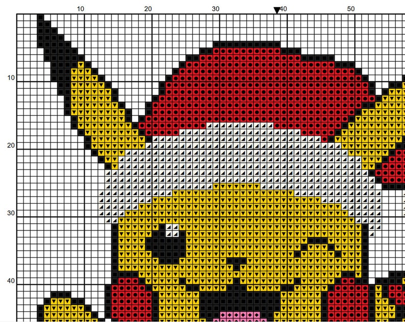 Pokemon christmas cross stitch pattern PDF pikachu santa ...