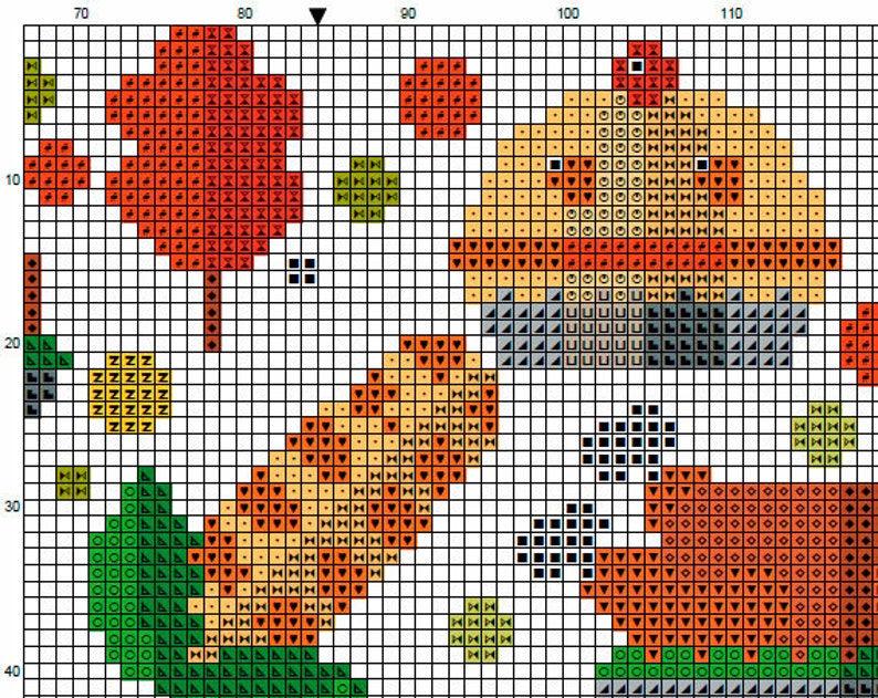 Thanksgiving cross stitch pattern PDF instant download | Etsy