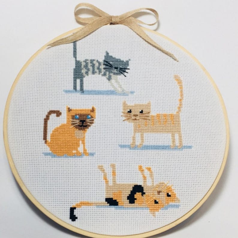 counted cross stitch cat patterns