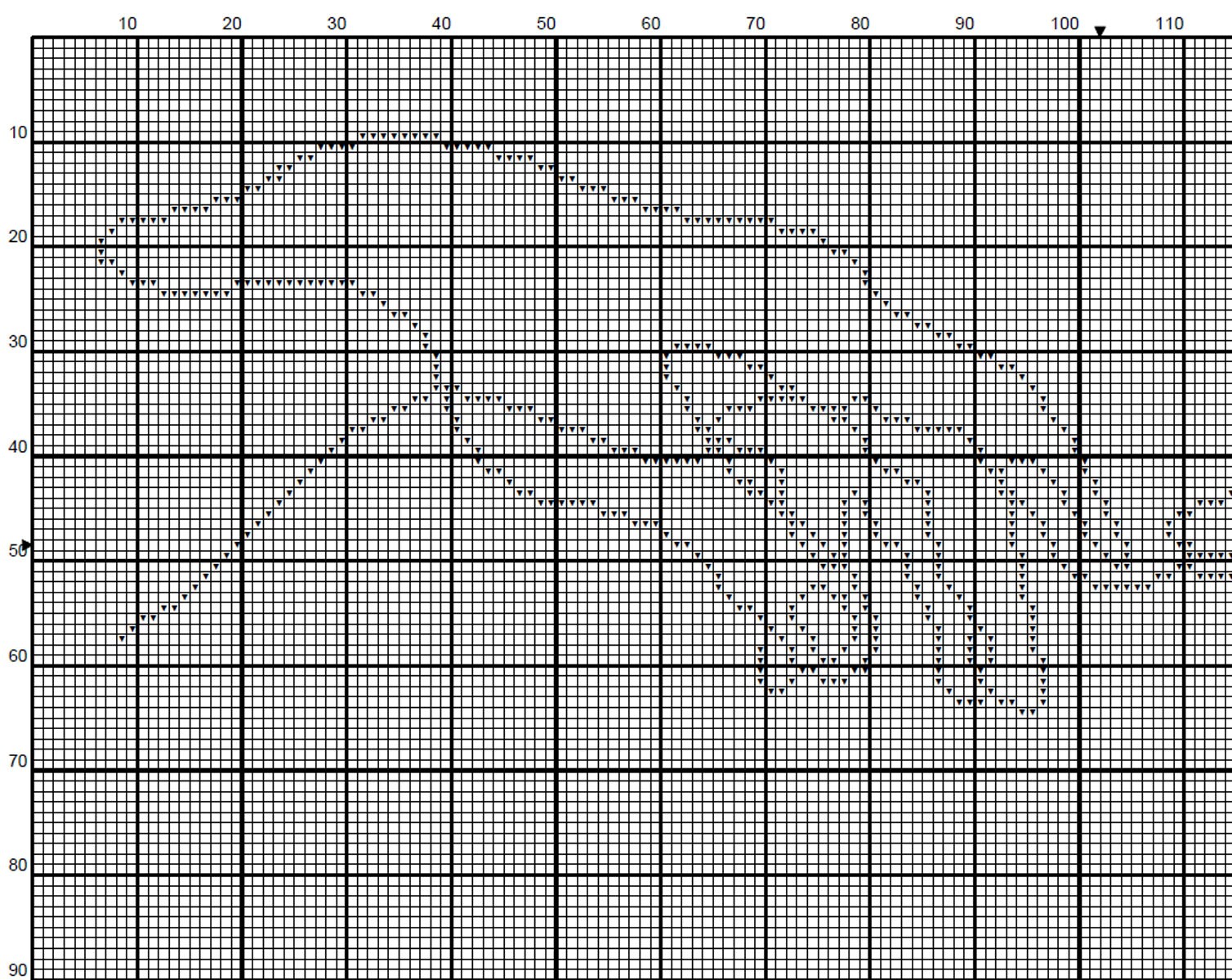 Hand cross stitch pattern PDF creation of Adam black and white Etsy