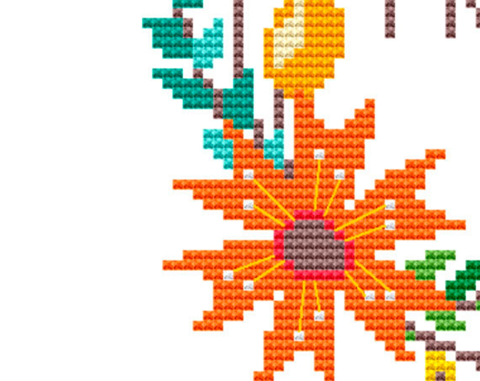 Mothers Day Counted Cross Stitch Pattern PDF Instant | Etsy