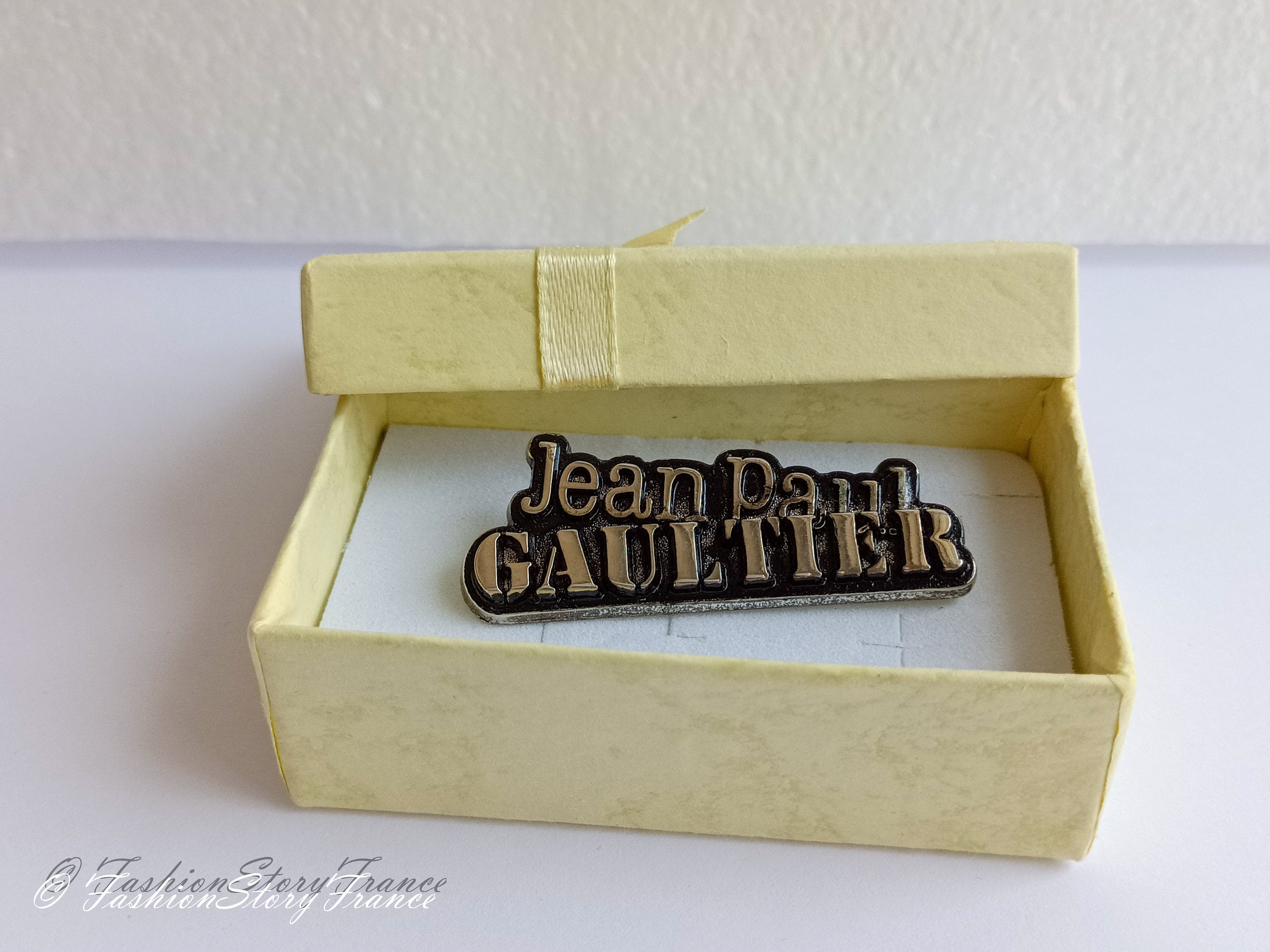 Jean Paul Gaultier Vintage Monogram Logo Brooch: a Stylish and 