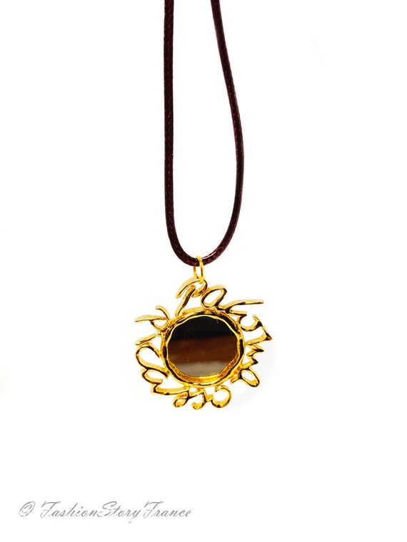 Paloma Picasso Sun Mirror Pendant Necklace With Signature Rays in