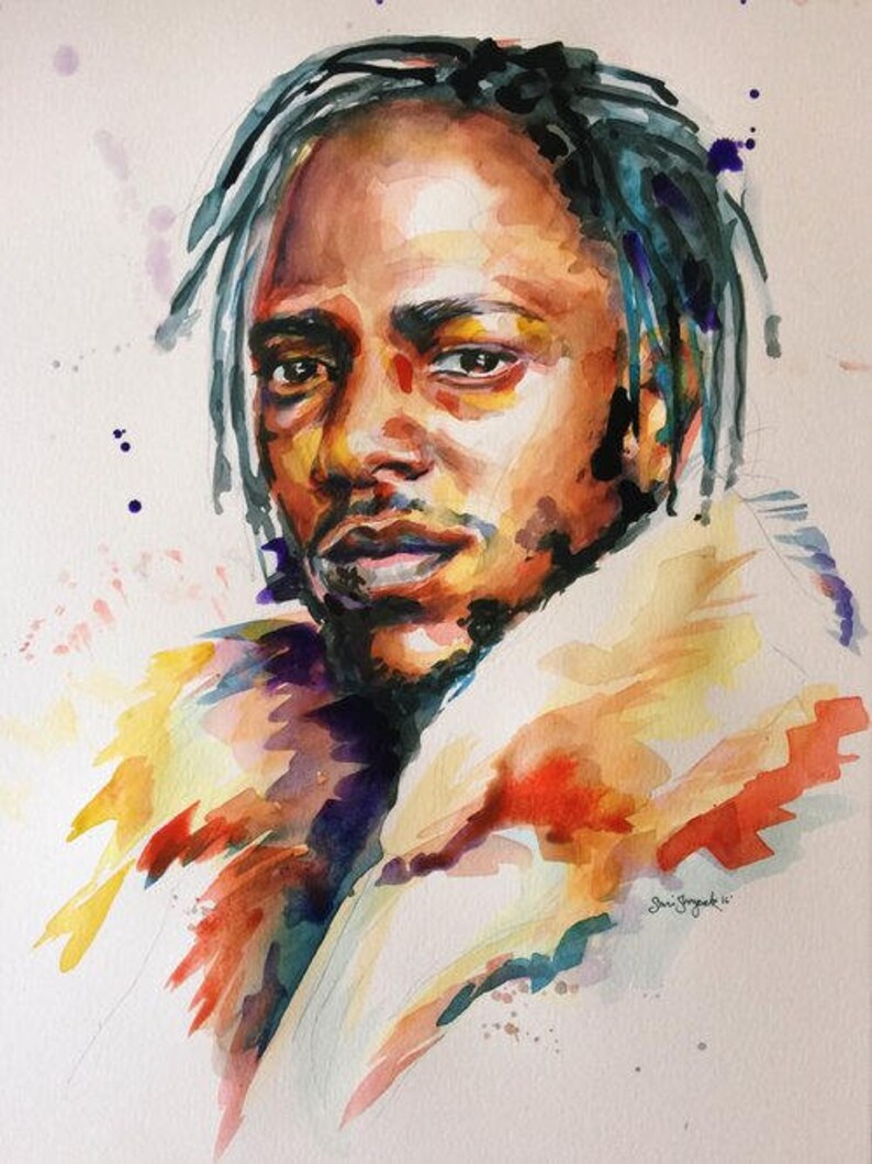 Kendrick Lamar Painting Etsy