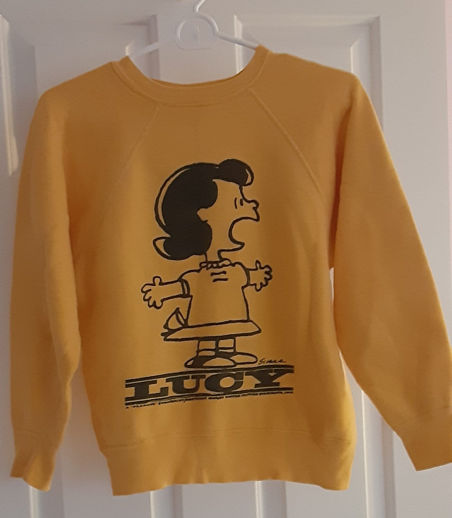 Vintage 1960's Lucy (charlie Brown) Sweatshirt by Spruce Vintage 1960's Lucy (charlie Brown) Sweatshirt by Spruce