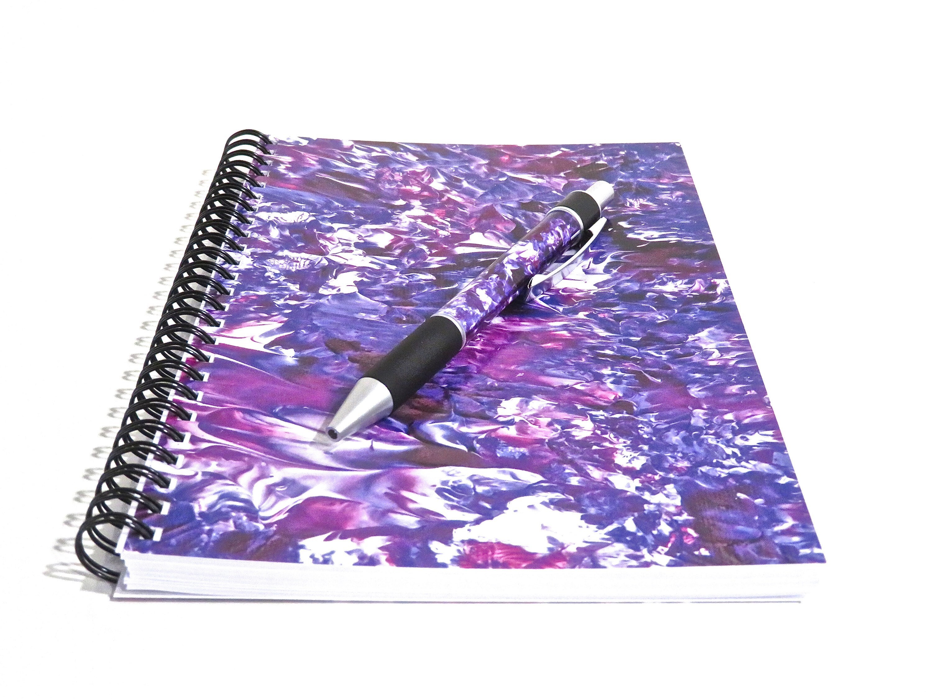 A5 Spiral Purple Notebook & Pen Set Gift For HerDaily Etsy