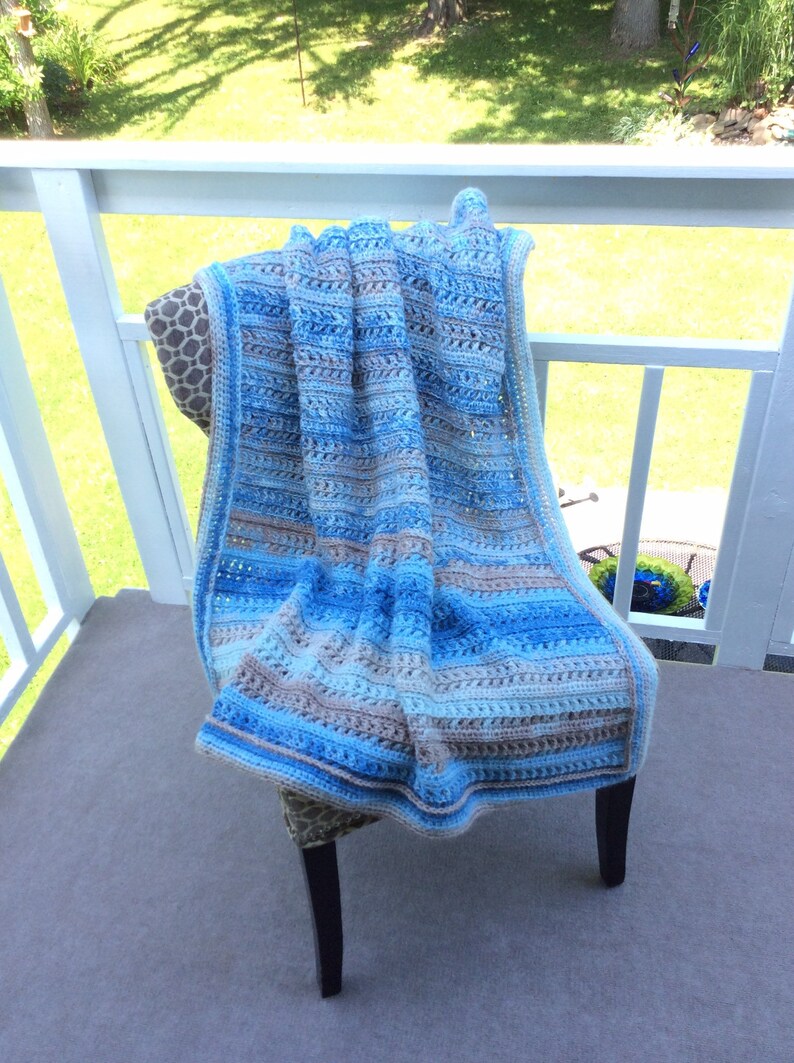 Crocheted Baby Afghan Crochet Lap Robe Crocheted Wheelchair | Etsy