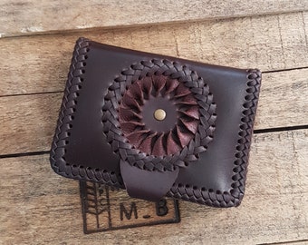 custom leather men wallet groomsmen wallet long leather billfold slim leather wallet.big trifold wallet men billfold custom gift for dad