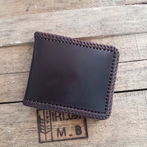 cartera cuero slim bifold wallet custom wallet leather billfold wallet mens billfold wallet long groomsmen wallet cowboy wallet durable