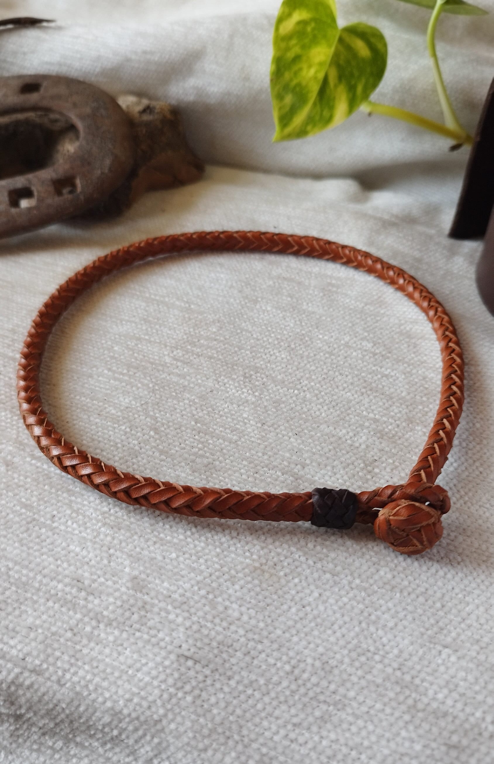 leather mens necklace for couples necklace leather choker viking necklace surfer groomsmen necklace braided horse necklace for men gift idea