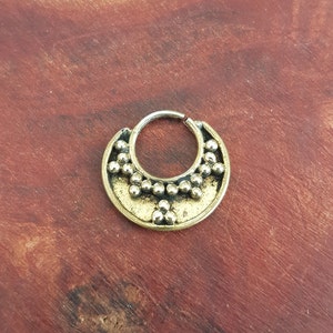 septum ring septum piercing gouden septum tribal septum enkele oorbel sierlijke septum Indiase neusring mode septum grote septum dikke sieraden