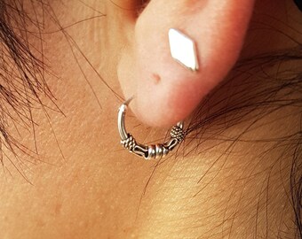 small hoop earrings silver hoop earrings mens hoop earrings dainty.huggie hoop earrings tiny bali hoops.mom gift for women