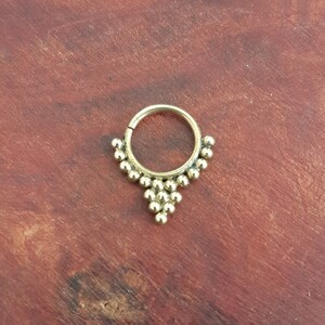 Septum ring goud septum piercing Tribal septum sierlijke septum etnische septum Boho Indiase neusring gouden oorbel enkele mode septum sieraden