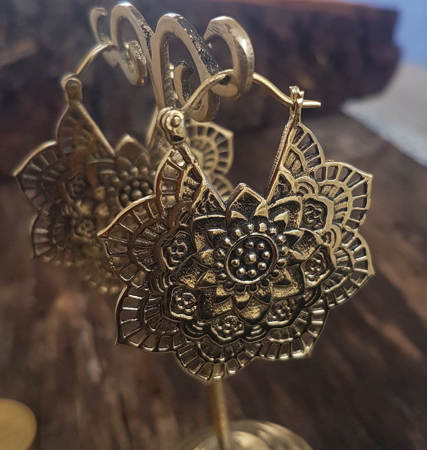 Gioielli etnici e tribali orecchini turchese argento | Acquisti Online su