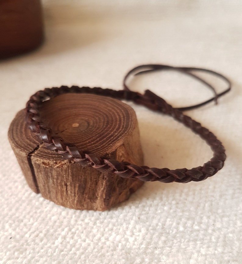 Mens Leather bracelet braided bracelet for couples adjustable dainty bracelet norse viking bracelet surfer sailor bracelet for women gift image 10