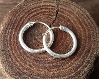 small silver hoop earrings huggie hoop earrings.Bohemian earrings tiny hoops minimal earrings boho minimalist earring dainty.men jewelry