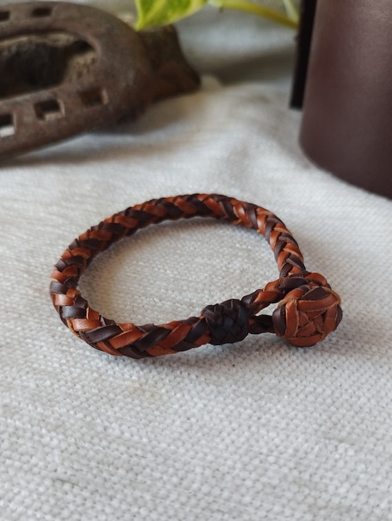 Classics 77 - Bracciale In Pelle Con Targhetta Colore Nero - Foto 5