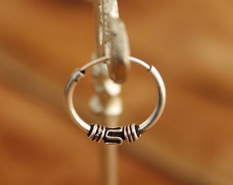 silver men hoop earrings huggie hoop earrings.Bali hoops tiny hoop earrings dainty earrings.boho earrings small silver hoop.gift men jewelry