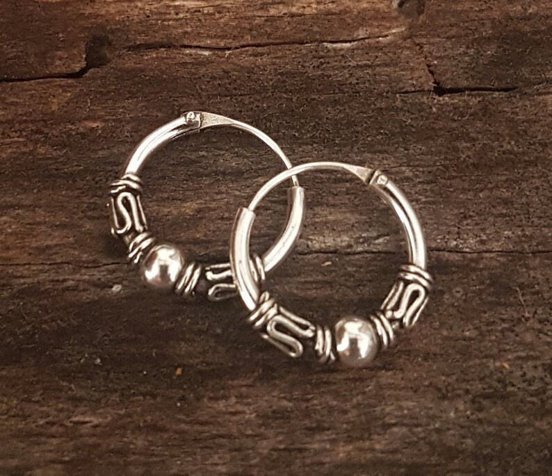 Mens thin hoop earrings Clearance