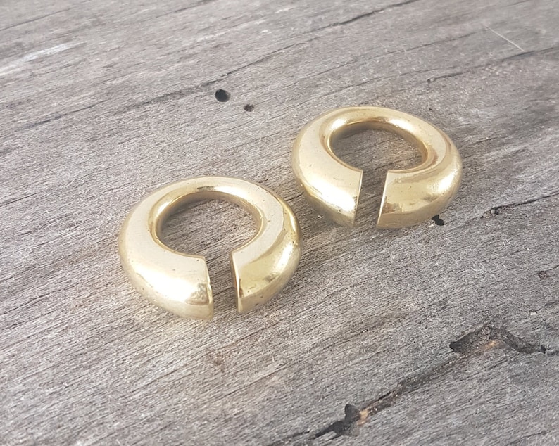 Ear Weights Plugs Stretch Ear Weights Gold Ear Weights Etsy