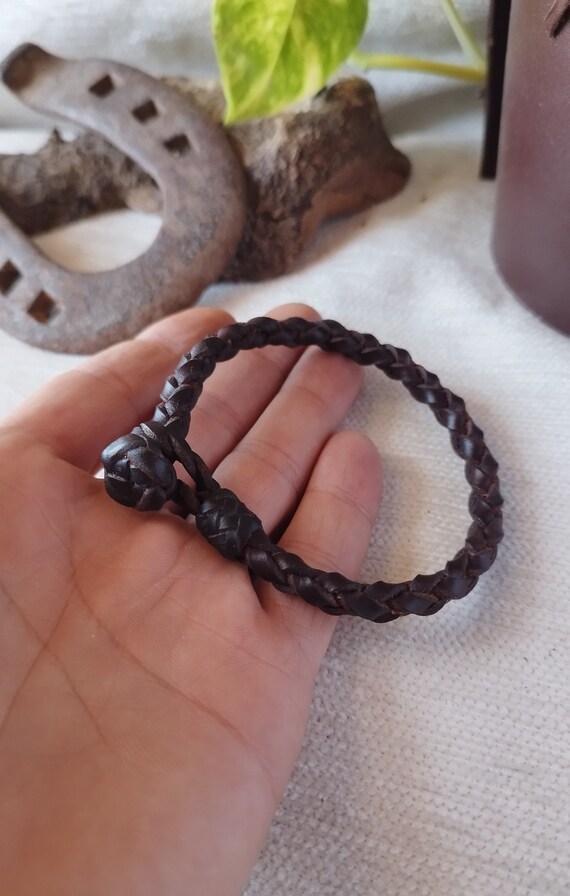 Felpa Moto Set Gioielli Collana IN Pelle Da Surfista Bracciale - Foto 6