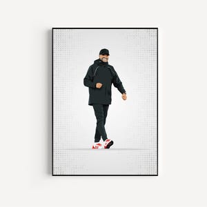 Jurgen Klopp Liverpool Art Poster Photo Print