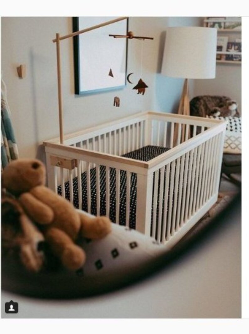 rustic crib mobile