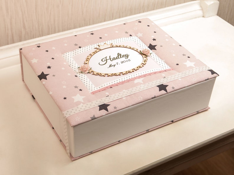 baby girl keepsake box with drawers