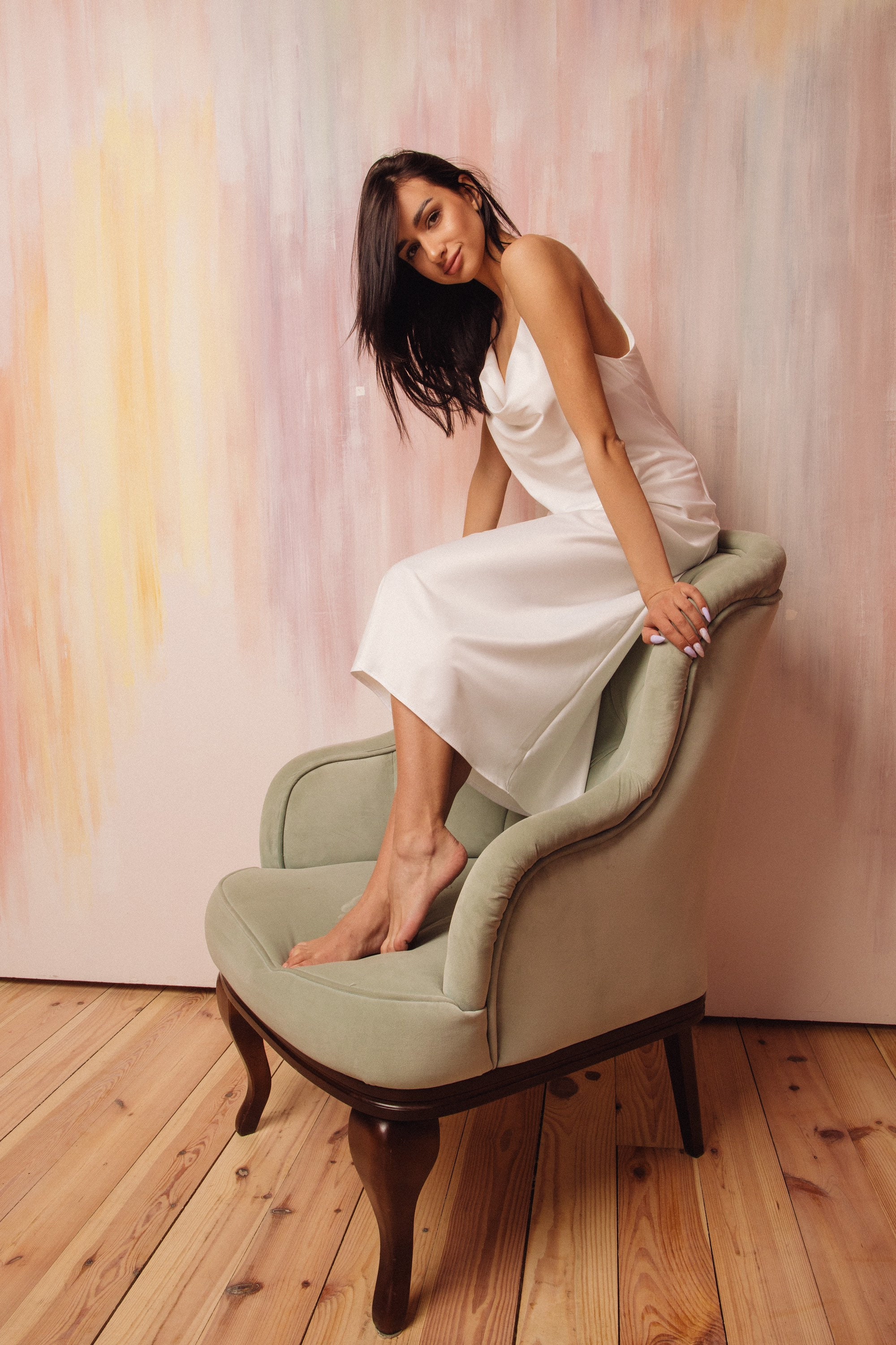 Nuisette satiné Lingerie de la mariée The Wedding Explorer Nuisette satiné Lingerie de la mariée The Wedding Explorer