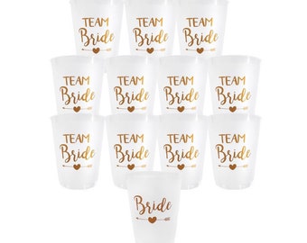 Creative Party Bridal Bash Large Plastic Party Cups 8 Pack 