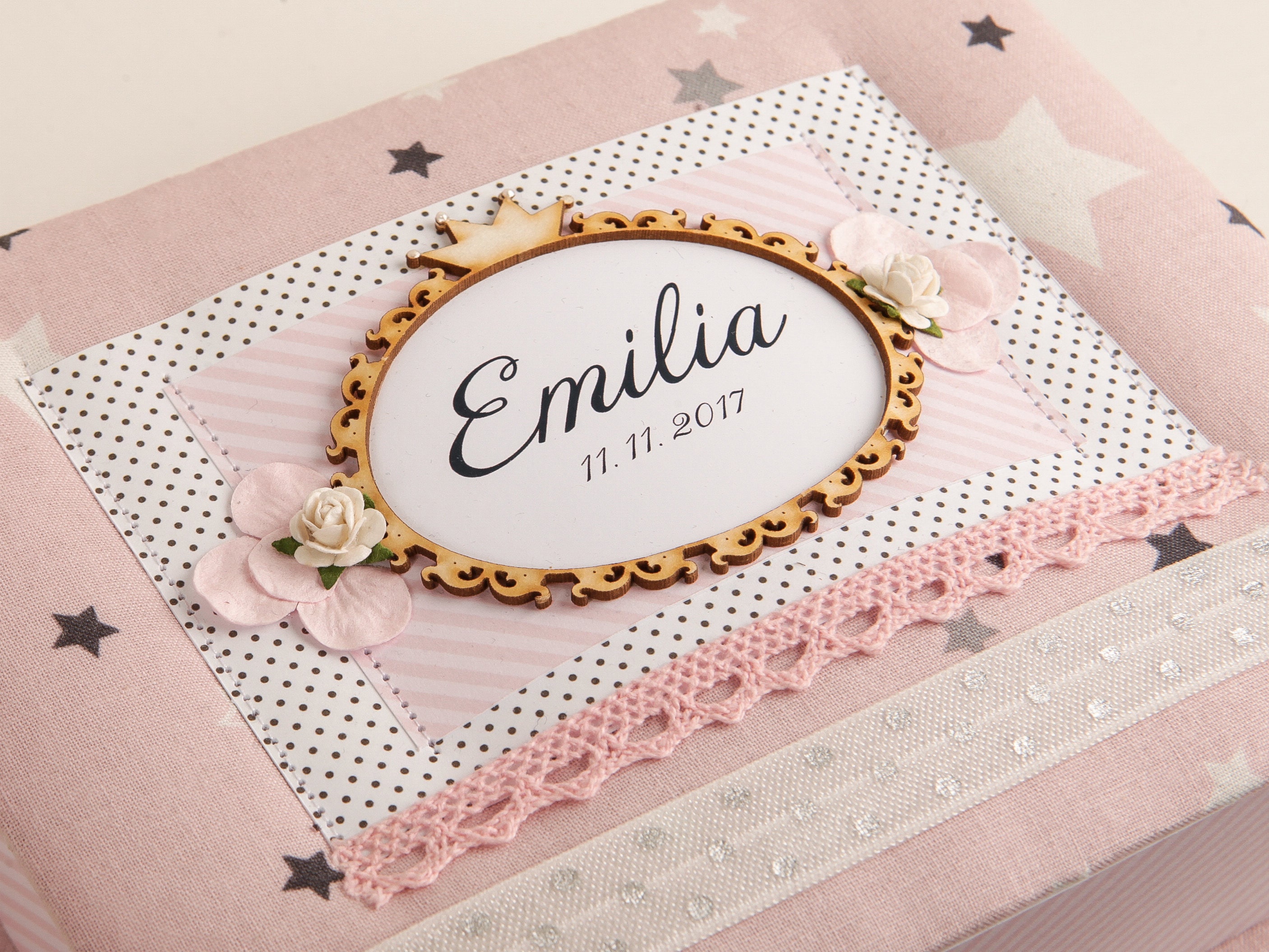 Personalized Baby Girl Keepsake Box Baby Memory Box Time Etsy