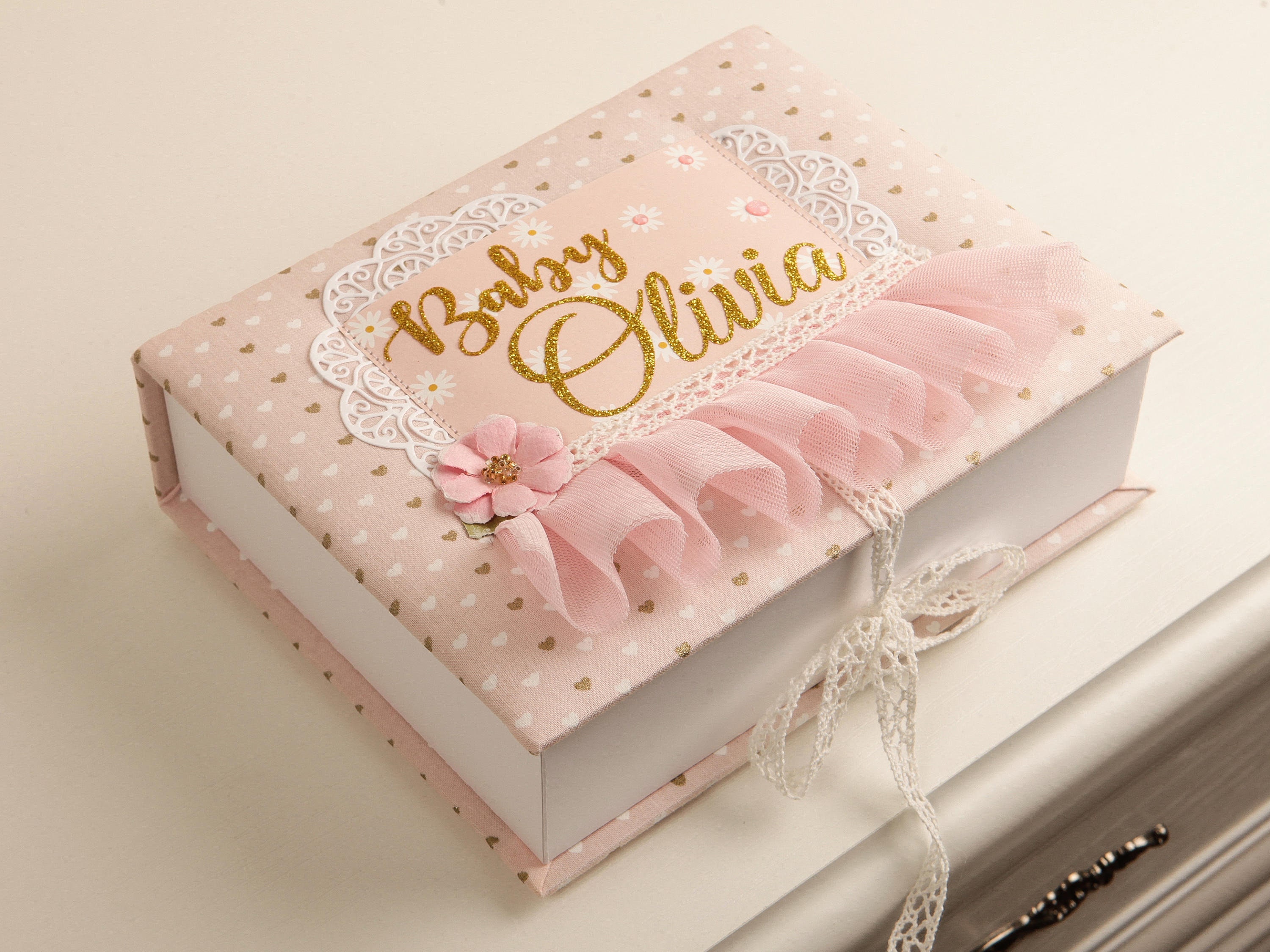 Newborn Baby Girl Christmas Gift Baby Keepsake Box Etsy