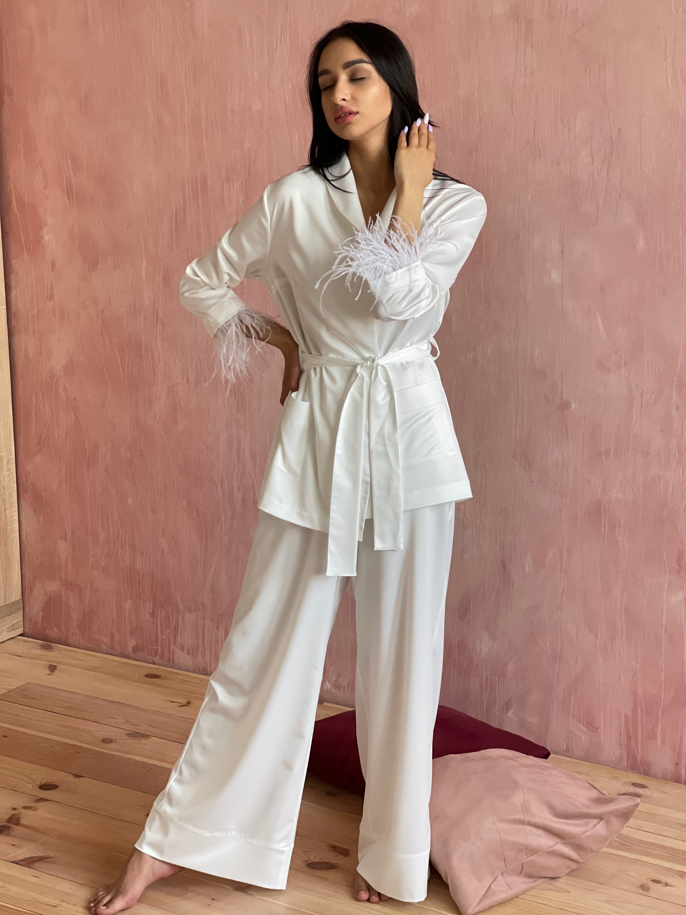 Bridal lounge set Etsy Nederland