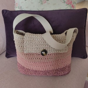 Handgefertigte Häkelhandtasche