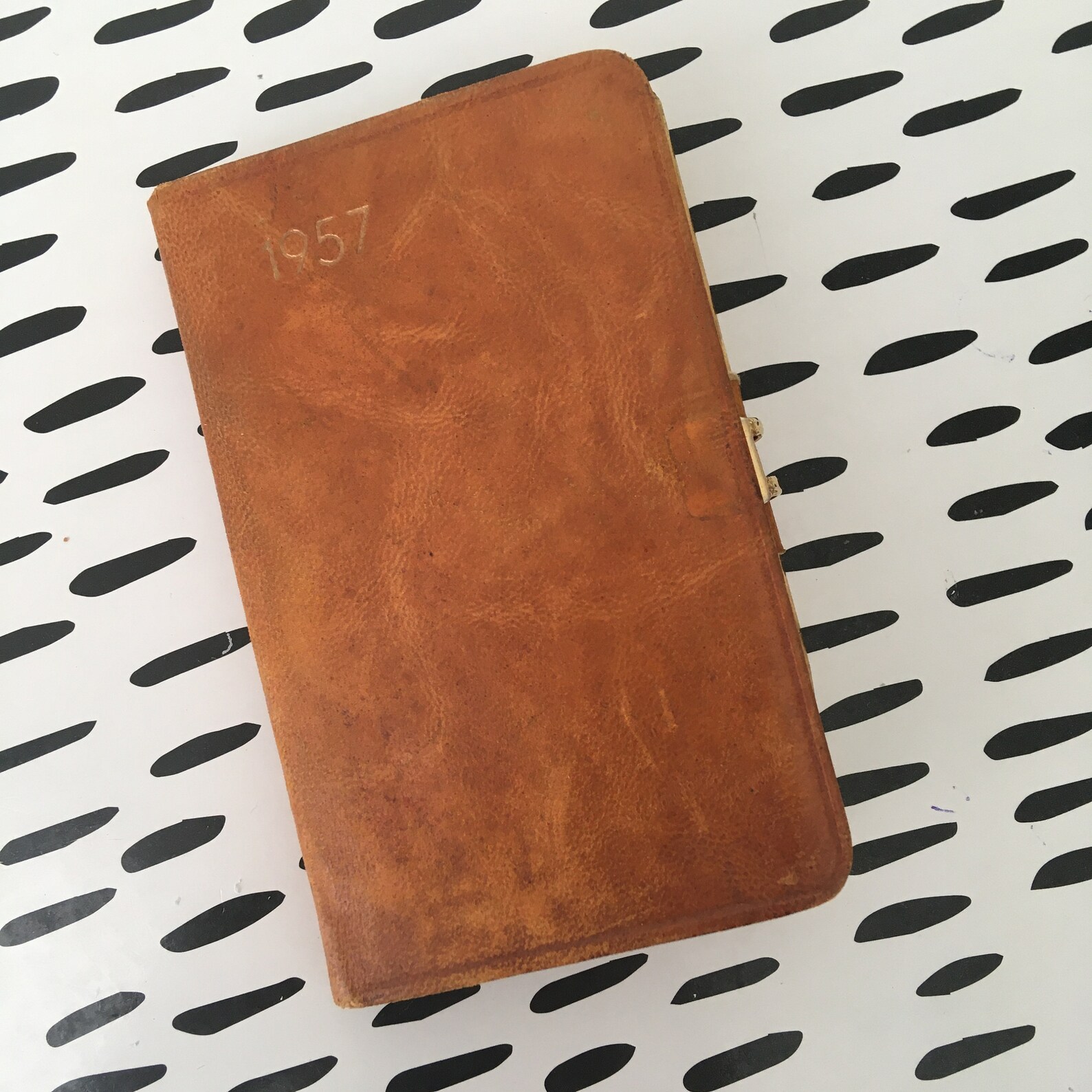 Vintage diary 1957 Etsy