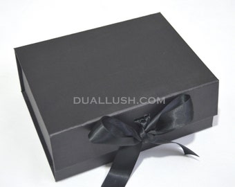 Collapsible Packaging Box with Ribbon Closure: Box for Gifts & Storage